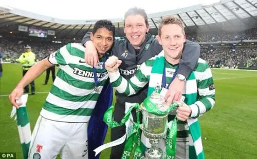 Emilio Izaguirre, multicampeón con el Celtic de Glasgow.