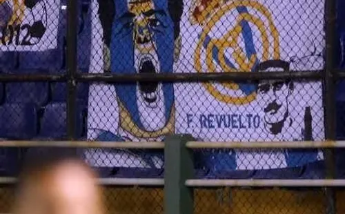 Pancarta de Federico Revuelto