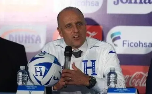Fabián Coito, entrenador de la Selección de Honduras