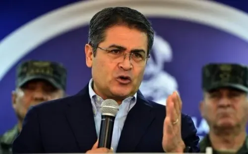 Juan Orlando Hernández, presidente de Honduras.