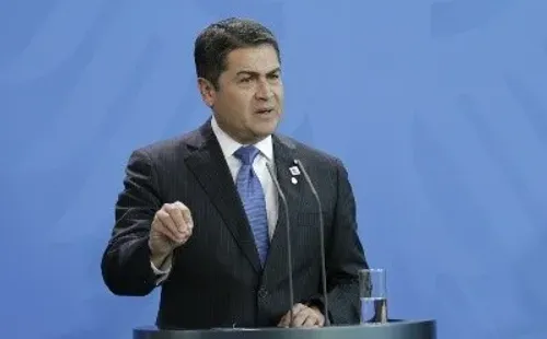 Juan Orlando Hernández, presidente de Honduras (Foto: Popow)