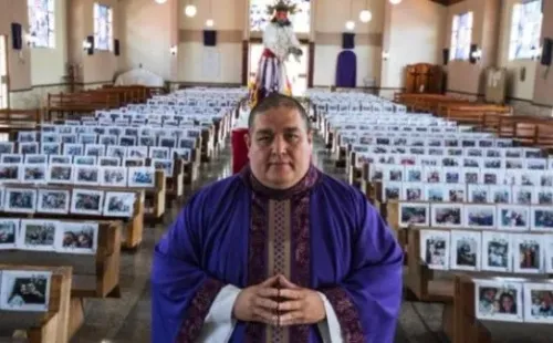 Como en varios países del mundo, se festeja Semana Santa sin gente en las iglesias de Costa Rica. (Fuente: AFP)