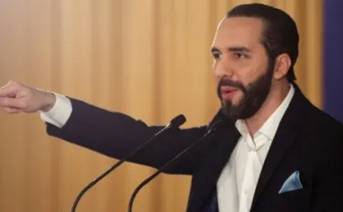 Nayib Bukele, Presidente de El Salvador.