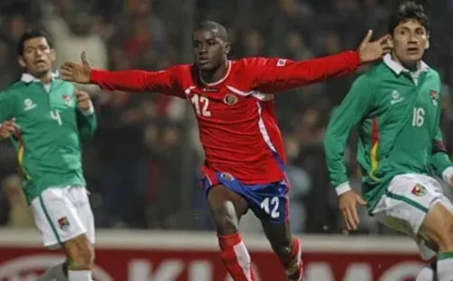 Joel Campbellcontra Bolivia en la Copa América 2011.