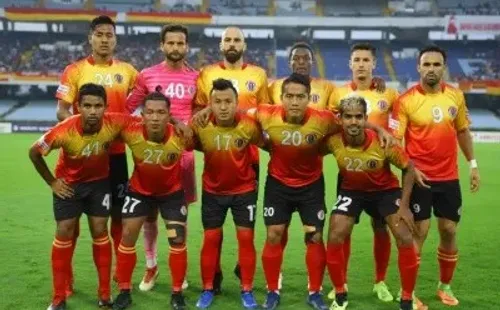 East Bengal de la I-League (Foto: Sportstar – The Hindu)