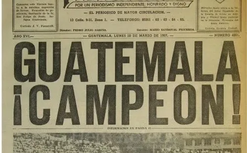 Guatemala fue campeón en el NORCECA de 1967. Había equipo.