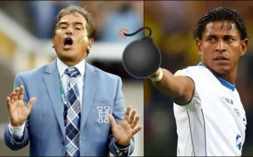 Jorge Luis Pinto y Carlo Costly tuvieron varios roces cuando el seleccionador estuvo en Honduras