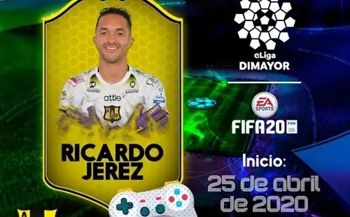 Montaje promocional de Alianza Petrolera con Ricardo Jerez