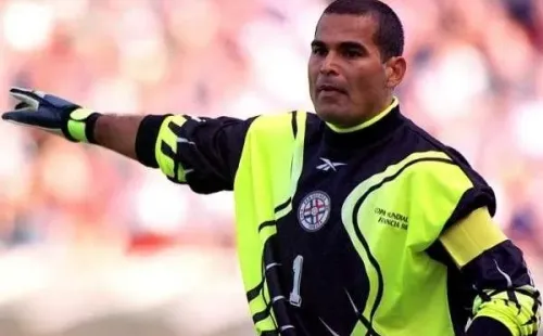 Jose Luis Chilavert, mundialista con la selección de Paraguay.