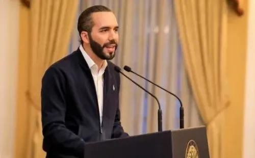 Nayib Bukele, presidente de El Salvador.