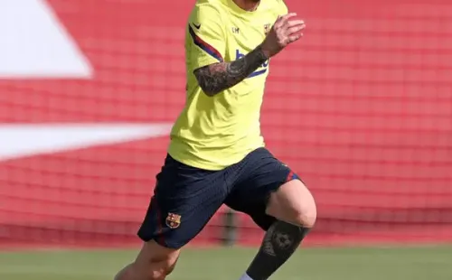El 10 regresó a los entrenamientos.