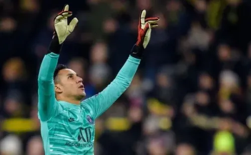 Keylor Navas con el PSG