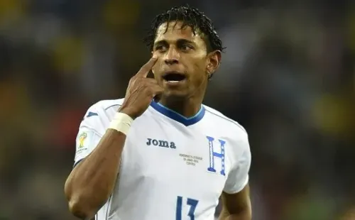 Carlo Costly con el seleccionado hondureño