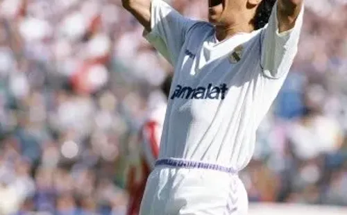 Hugo Sánchez, ícono del Real Madrid (Foto: David Leah)