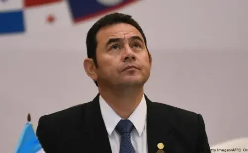 Jimmy Morales, ex presidente de Guatemala.