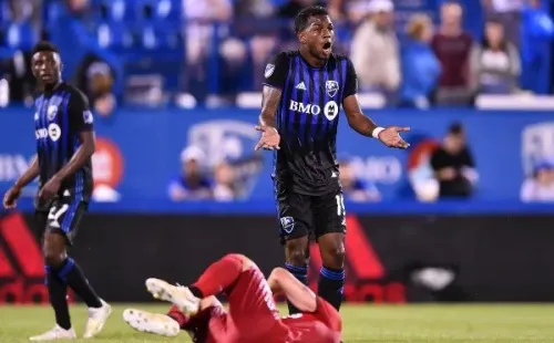 Omar durante su paso por el Montreal Impact.