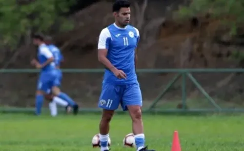 Juan Barrera, capitán de la selección de Nicaragua.