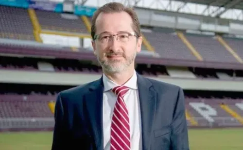 Juan Carlos Rojas, presidente del Saprissa (Foto: Repretel)