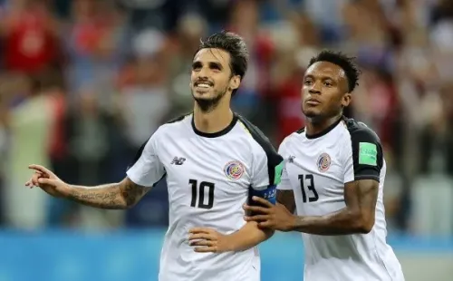 Wallace junto a Bryan Ruiz en Rusia 2018 (Foto: Getty)