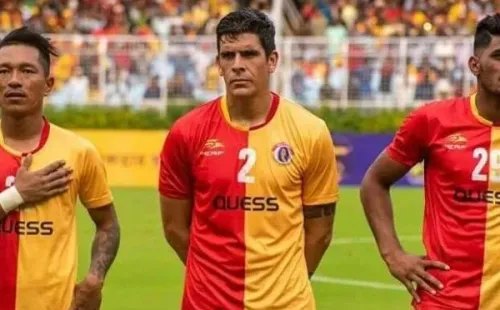 Johnny Acosta en elQuess East Bengal FC (Mercadorint)