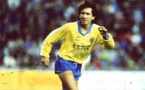 Jorge González, astro del Cádiz y del fútbol salvadoreño.
