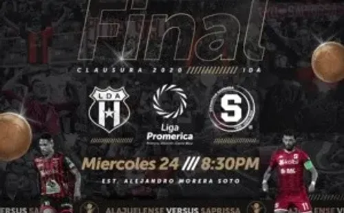 Promoción de la final de ida (Foto: UNAFUT)
