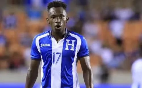 Alberth Elis, jugador de la selección nacional de Honduras.