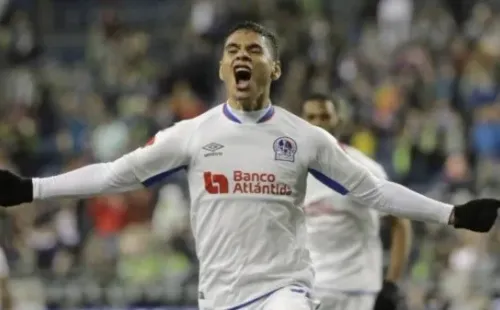 Carlos Pineda, mediocampista y promesa del fútbol hondureño.