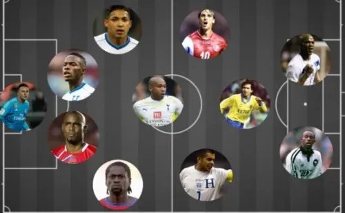 11 ideal centroamericano: un 4-4-2 con Mágico González de enganche, Keylor en portería, y otros “pesos pesados” de la historia.