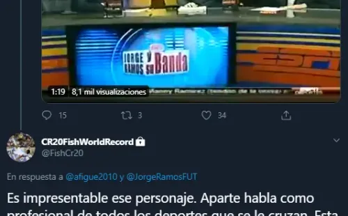 El “Fish” atacó al comunicador mexicano y propuso “regalarle fruta”.