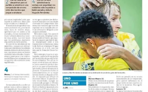 Diarios de España elogian a Anthony 'Choco' Lozano