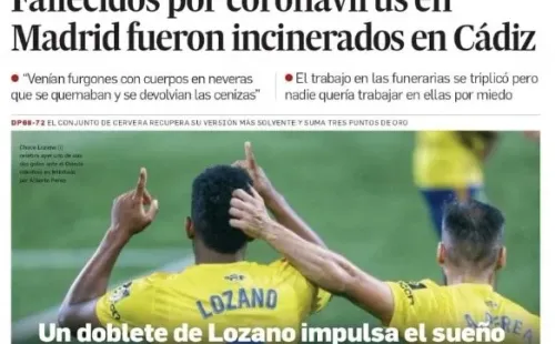 Diarios de España elogian a Anthony 'Choco' Lozano