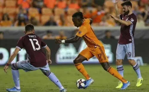 Alberth Elis marcó un tanto en el empate contra Los Ángeles FC.