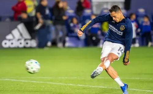 Javier Hernández con los Angeles Galaxy (Foto: Gettyimages)