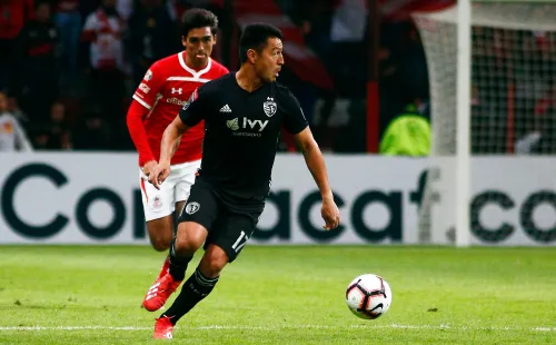 Roger Espinoza, futbolista del Sporting Kansas City.