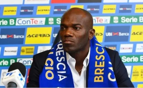 David Suazo, actualmente desempleado; ex entrenador del Brescia de la Serie B.