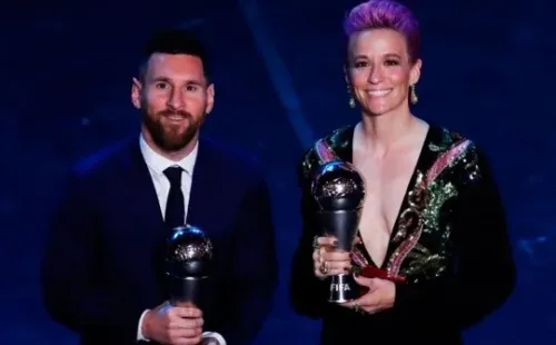 Lionel Messi y Megan Rapinoe, los últimos ganadores del Balón de Oro (Foto: Marca USA)