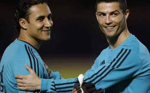 Keylor Navas junto a Cristiano Ronaldo en Real Madrid (Foto: Getty)