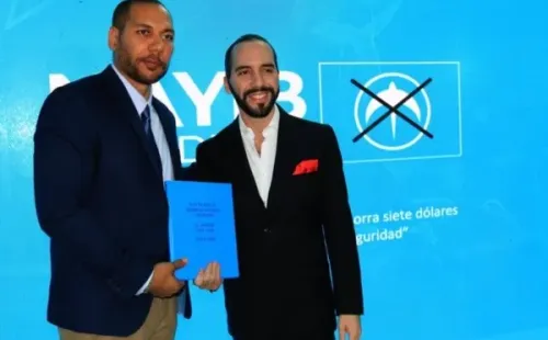 Yamil y Nayib Bukele (Foto: Twitter / Nayib Bukele)