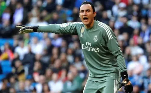 Keylor Navas con la camiseta del Real Madrid. Foto (Gettyimages)
