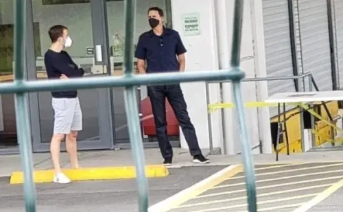 La imagen de Agustín Lleida junto a 'Guima' (Foto: Diario Deportivo CR)