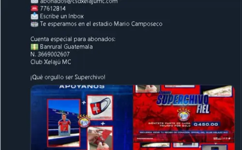 Foto: Twitter Xelajú