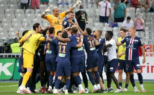 Keylor Navas festejando un título con el PSG. (Foto: Gettyimages)