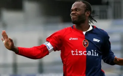 David Suazo, ex Cagliari, Inter, Benfica, y selección nacional de Honduras.