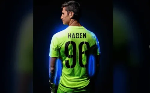 Nicholas Hagen con la camiseta dellSabail FK. (Foto:Sabail FK.)