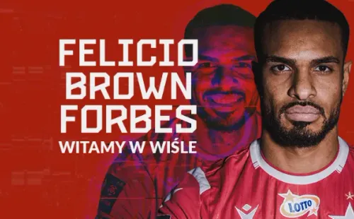 Felicio Brown se convirtió en nuevo jugador delWisla Cracovia.