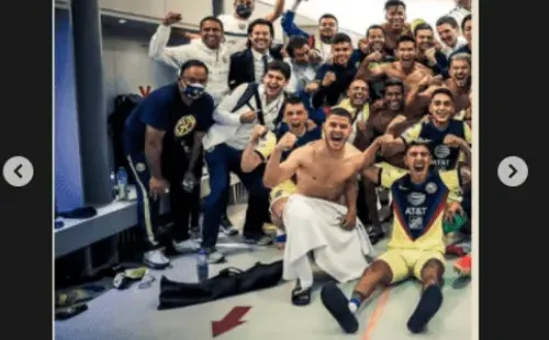 Antonio Chucho López festejando el triunfo ante Chivas / GI: jesus_lopez97