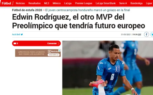 Diario Marca se rinde ante Honduras por su nivel en el Preolímpico.