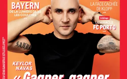 Keylor Navas en la portada de France Football