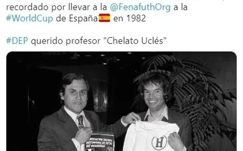 El mensaje de la FIFA en honor a Chelato Uclés